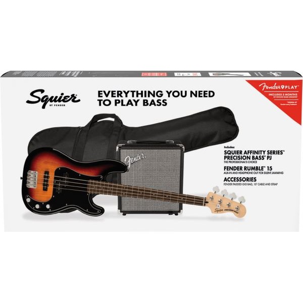 SQUIER PACK PRECISION 3T SB AFFINITY Y RUMBLE 15