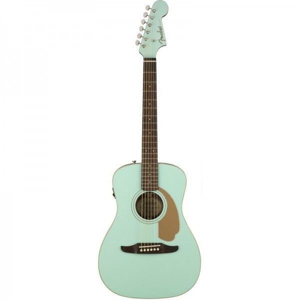 FENDER MALIBU PLAYER AQUA SPLASH front