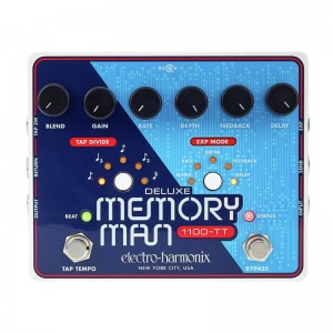 ELECTRO HARMONIX DELUXE MEMORY MAN 11OO TAP TEMPO