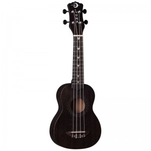 LUNA VINTAGE MAHOGANY SOPRANO BLACK SATIN