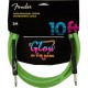 FENDER CABLE PRO GLOW IN THE DARK VERDE 3M