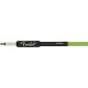 FENDER CABLE PRO GLOW IN THE DARK VERDE 3M jack