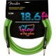 FENDER CABLE PRO GLOW IN THE DARK VERDE 5,5M
