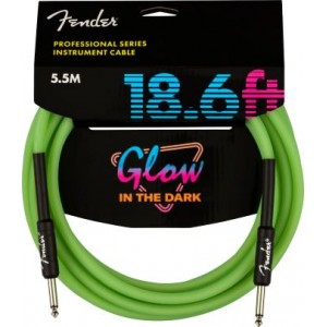 FENDER CABLE PRO GLOW IN THE DARK VERDE 5,5M