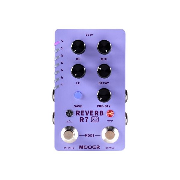 MOOER REVERB R7 X2