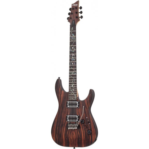 SCHECTER C-1 EXOTIC TREM EBONY