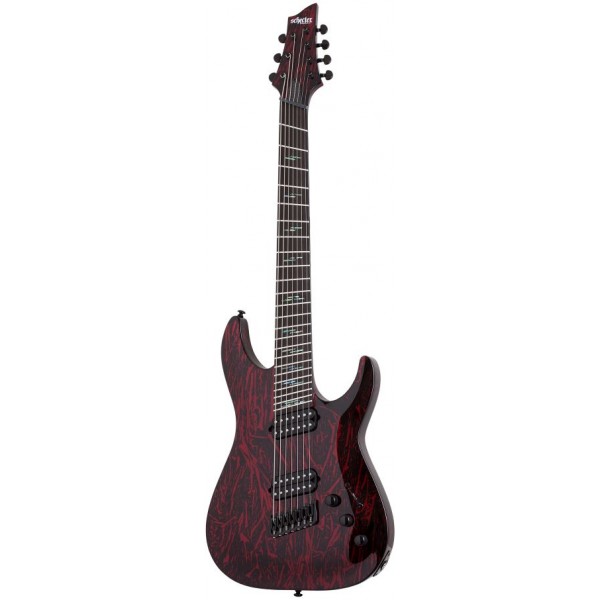 SCHECTER C-7 MULTISCALE SILVER MOUNTAIN BM