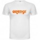 ORANGE CAMISETA BLANCA L