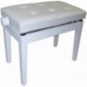 OQAN PIANO BENCH BGM WHITE-WHITE