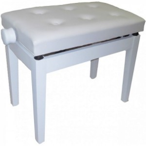 OQAN PIANO BENCH BGM WHITE-WHITE