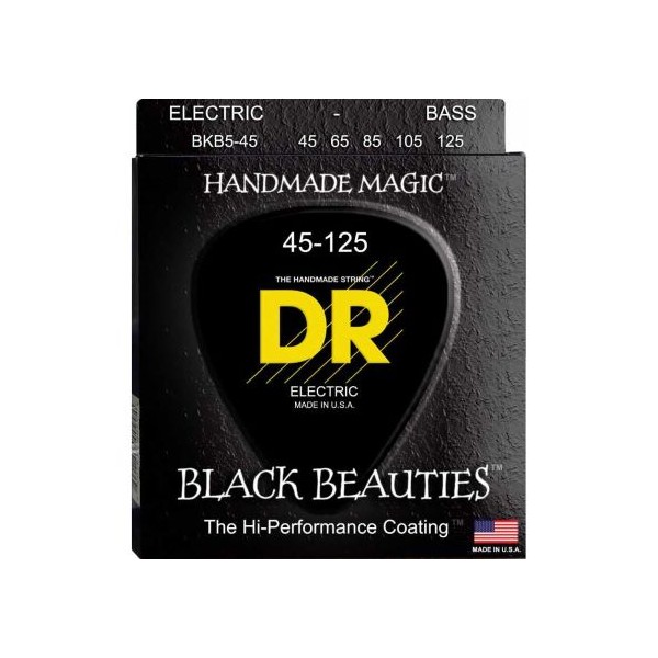 DR BKB5-45 BLACK BEAUTIES 5 CUERDAS