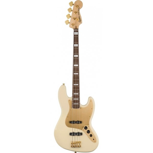 SQUIER 40 ANIVERSARIO JAZZ BASS GOLD OW IL