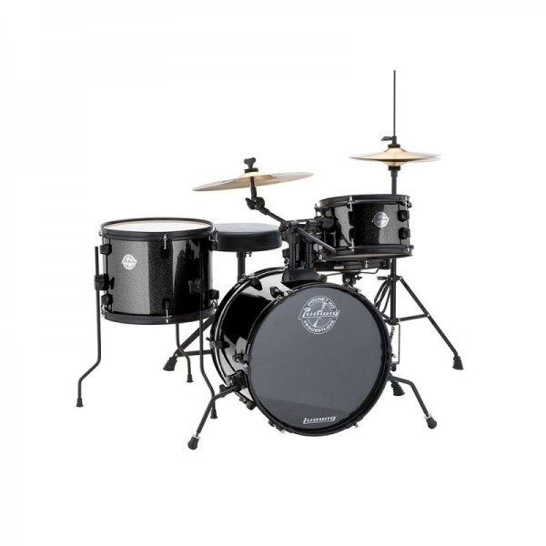 LUDWIG LC178X POCKET KIT BLACK SPARKLE