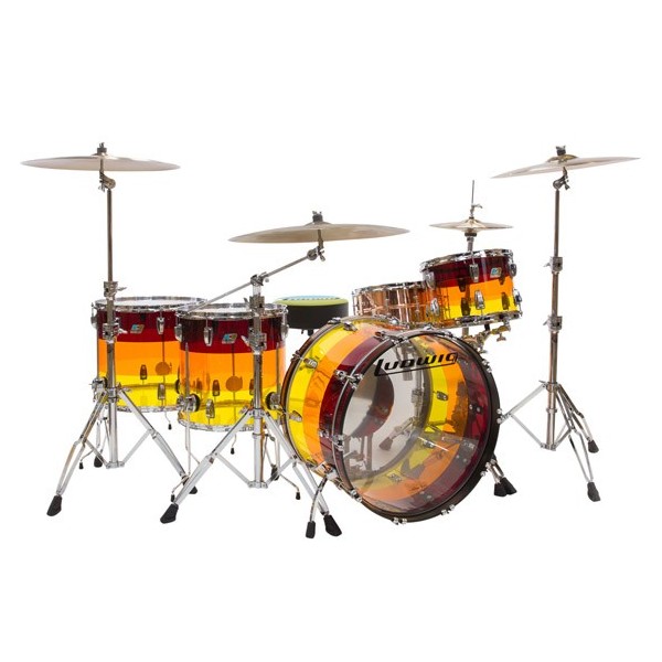 LUDWIG L9244LX VISTALITE PRO BEAT TEQUILA SUNRISE