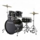 LUDWIG LC175 ACCENT DRIVE BLACK CORTEX