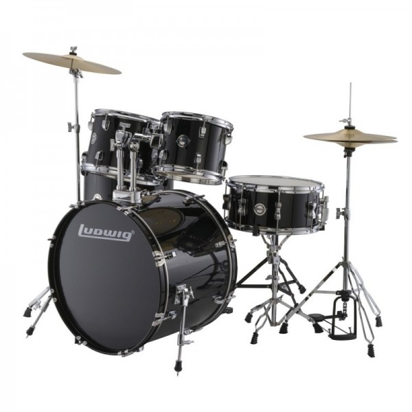 LUDWIG LC175 ACCENT DRIVE BLACK CORTEX
