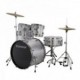 LUDWIG LC175 ACCENT DRIVE SILVER FOIL