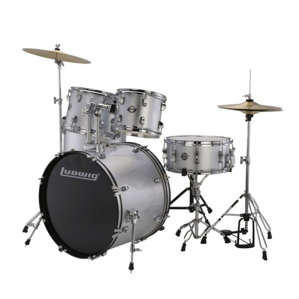 LUDWIG LC175 ACCENT DRIVE SILVER FOIL