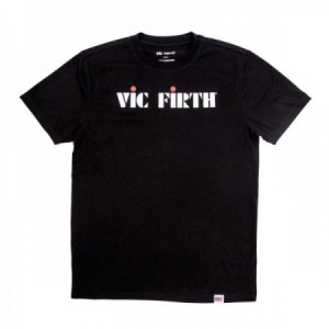 VIC FIRTH BLACK LOGO TEE CAMISETA VIC FIRTH TALLA S