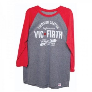 VIC FIRTH RAGLAN TEE CAMISETA VIC FIRTH TALLA L