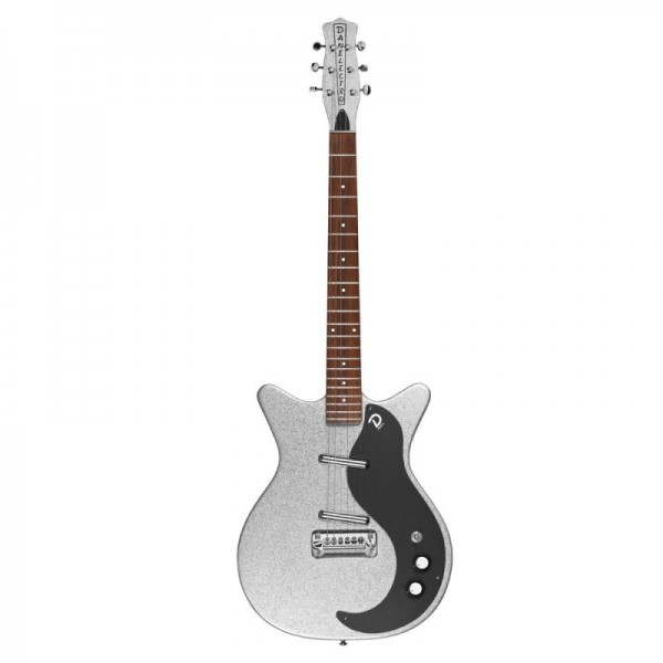 DANELECTRO 59M NOS+ METALFLAKE SILVER