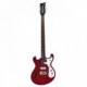 DANELECTRO 66BT BARITONE TRANSPARENT RED