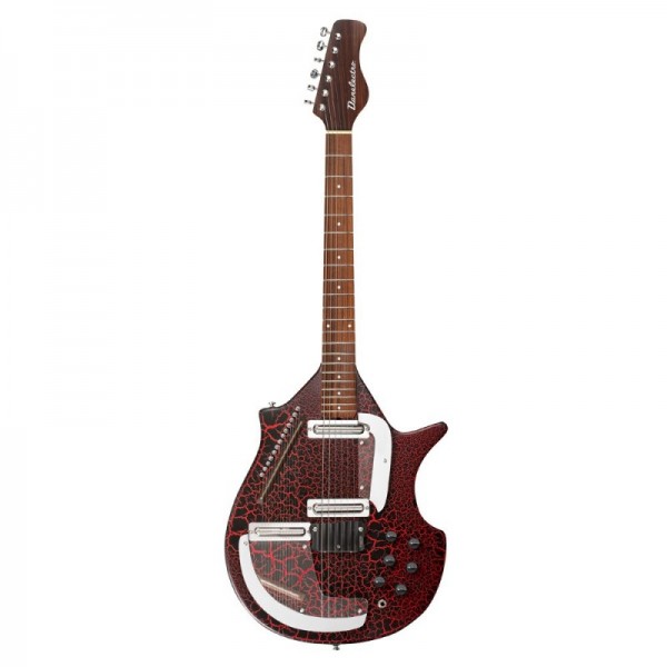 DANELECTRO LARGE SITAR RED CRACKLE