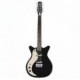 DANELECTRO 12 STRINGS 59 LEFTY BLACK