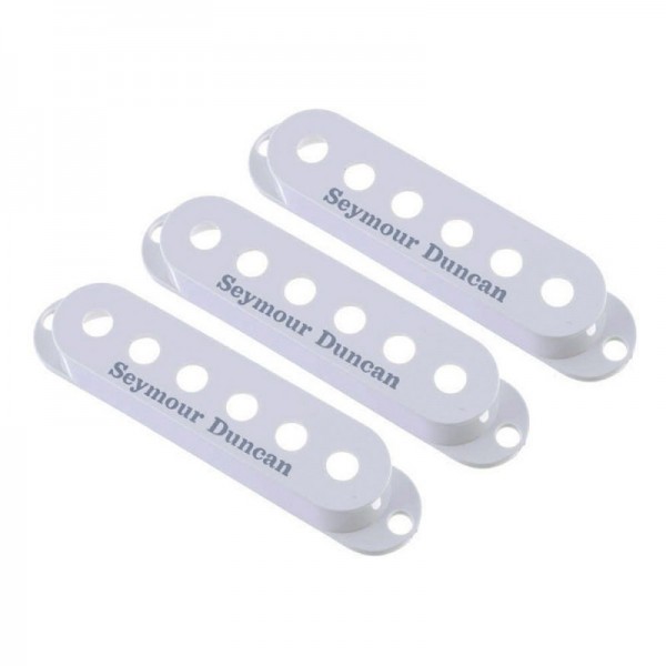 SEYMOUR DUNCAN CUBREPASTILLAS CLASSIC WHT LOGO