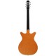 DANELECTRO 59M NOS+ METALFLAKE ORANGE tras