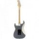 FENDER STRATO STD HSS FLOYD ROSE GHOST SILVER PF