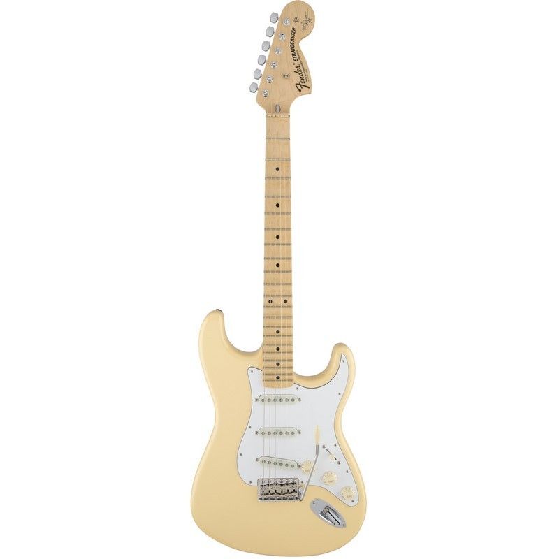 Fender MIJ Yngwie Stratocaster 美品 FENDER YNGWIE MALMSTEEN STRATO VINTAGE WHITE MP - Ardemadrid-microFusa