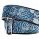 RIGHTON T PAISLEY VELVET BLUE