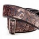 RIGHTON T PAISLEY VELVET BROWN