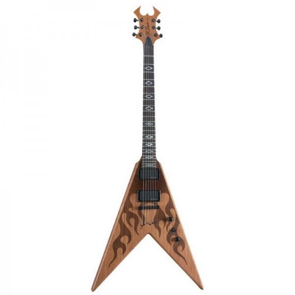 BC RICH JRV IT LASER FLAME NATURAL