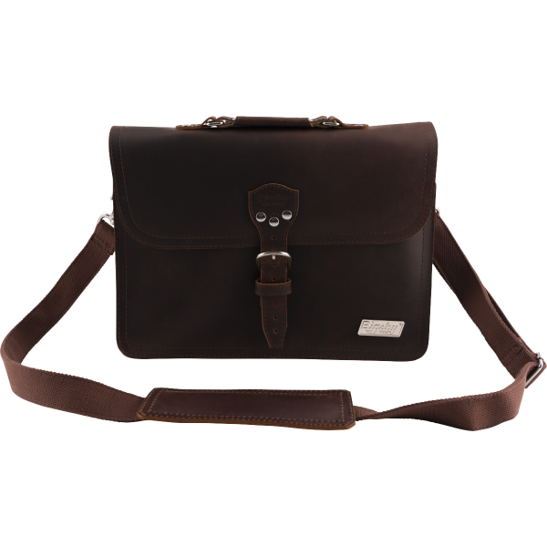 JACKSON JACKSON LIMITED EDITION LEATHER LAPTOP BAG BROWN