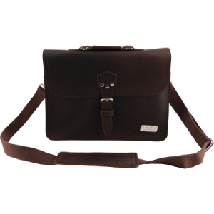 JACKSON JACKSON LIMITED EDITION LEATHER LAPTOP BAG BROWN