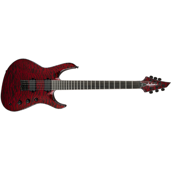 JACKSON USA SIGNATURE CHRIS BRODERICK SOLOIST HT6 TRANSPARENT RED