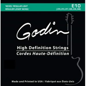 GODIN E10 NICKEL REGULAR LIGHT 10 46