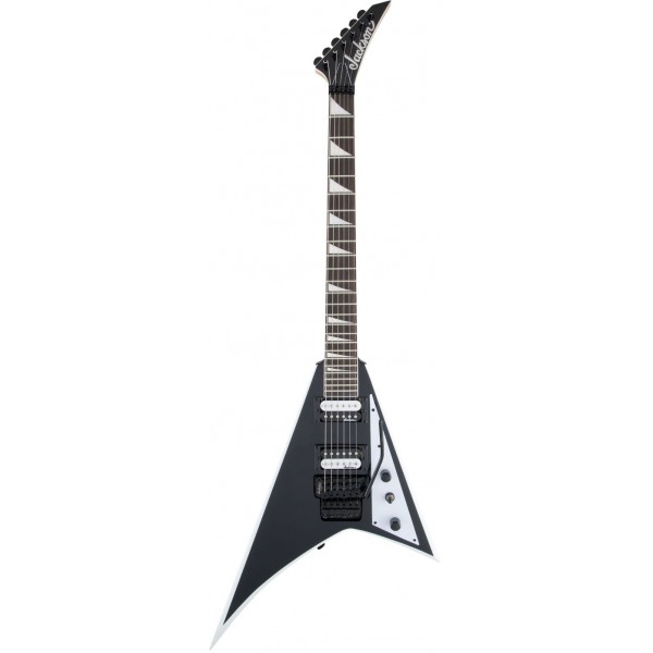 JACKSON JS SERIES RHOADS JS32 BLACK WITH WHITE BEVELS