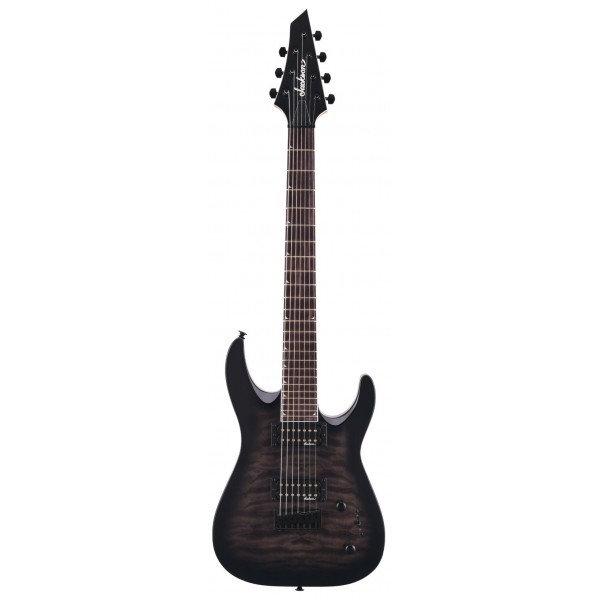 JACKSON JS SERIES DINKY ARCH TOP JS22Q-7 DKA HT T BLACK 7 CUERDAS