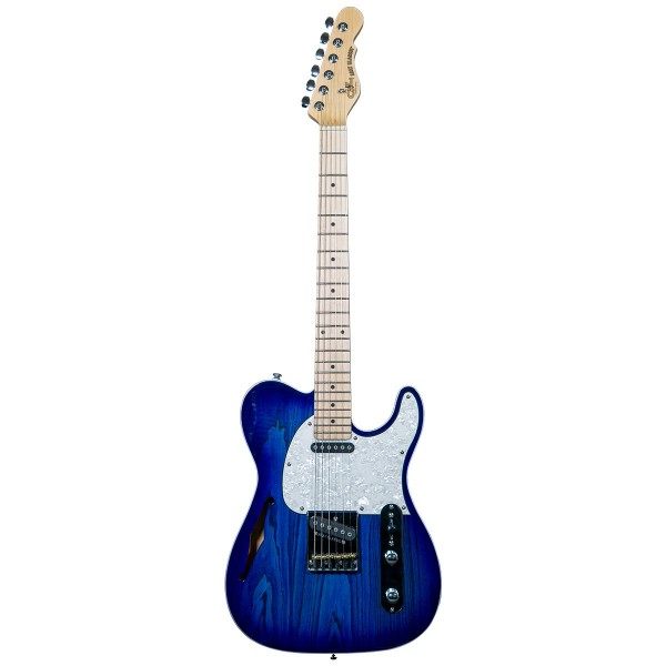 G&L TRIBUTE ASAT CLASSIC BLUES BOY SEMI HOLLOW BRIGHT BLUE MP