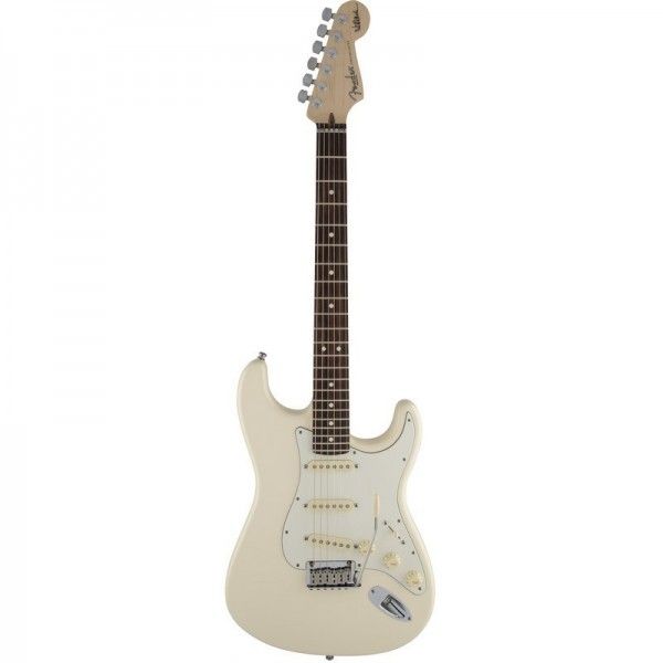 FENDER JEFF BECK STRATO OLYMPIC WHITE RW