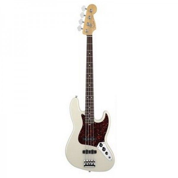 FENDER AM STD JAZZ BASS OLYMPIC WHITE RW