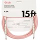 FENDER CABLE ORIGINAL SERIES SHELL PINK 4,5M