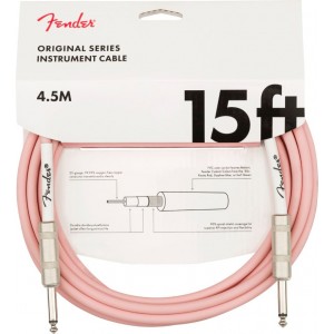 FENDER CABLE ORIGINAL SERIES SHELL PINK 4,5M