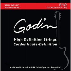 GODIN E12 NICKEL REGULAR LIGHT 12-52