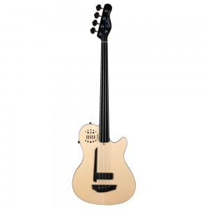 GODIN A4 ULTRA NATURAL FRETLESS A/E CON FUNDA