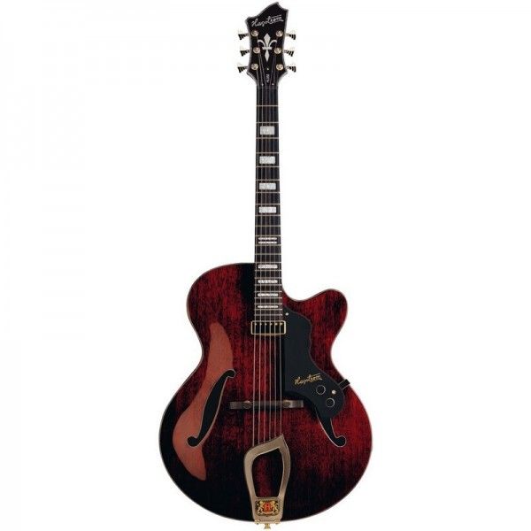 HAGSTROM JAZZ HL550 NATURAL MAHOGANY