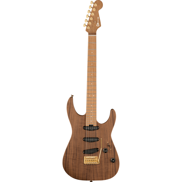 CHARVEL PRO MOD DK22 SSS 2PT CM NATURAL WALNUT